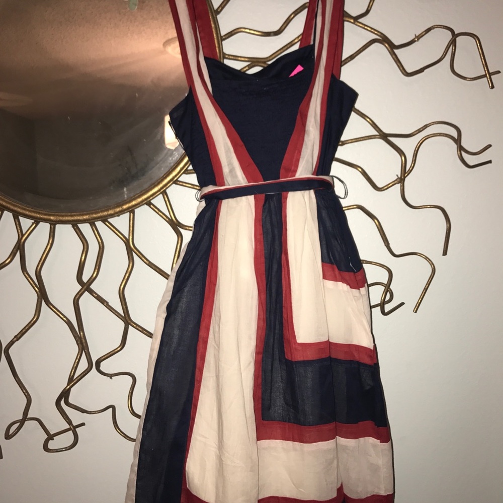 NWT! Betsy Johnson Colorblock Summer Dress! ❤️💙